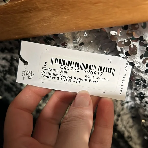 Disco Sequin Flare Trousers - Picture 5 of 5